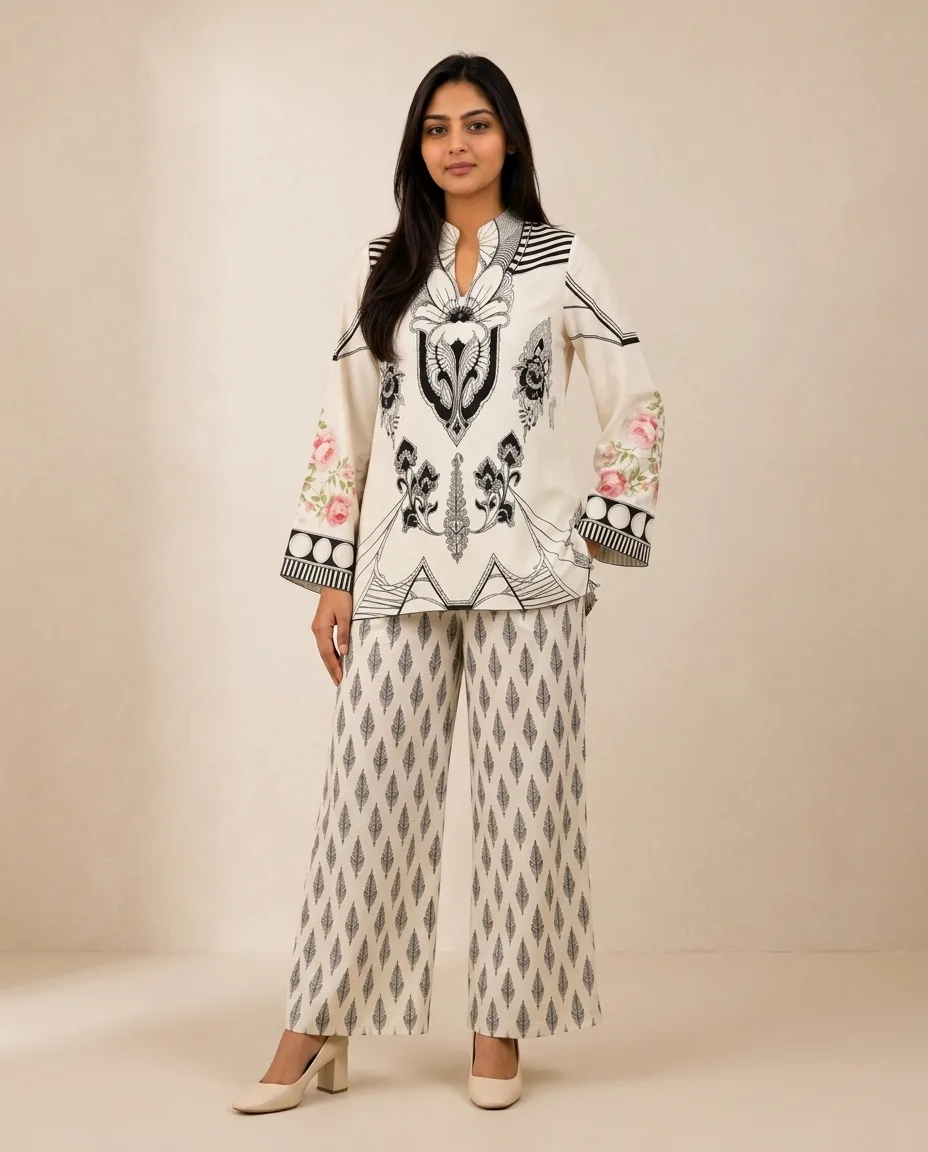 BAHARISHA Co-ord Set - stitched view 1