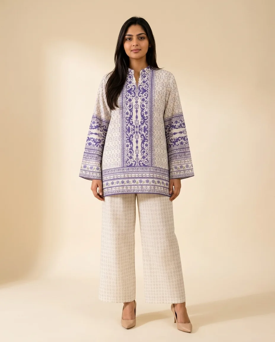 INDRAREKHA Co-ord Set - stitched view 1