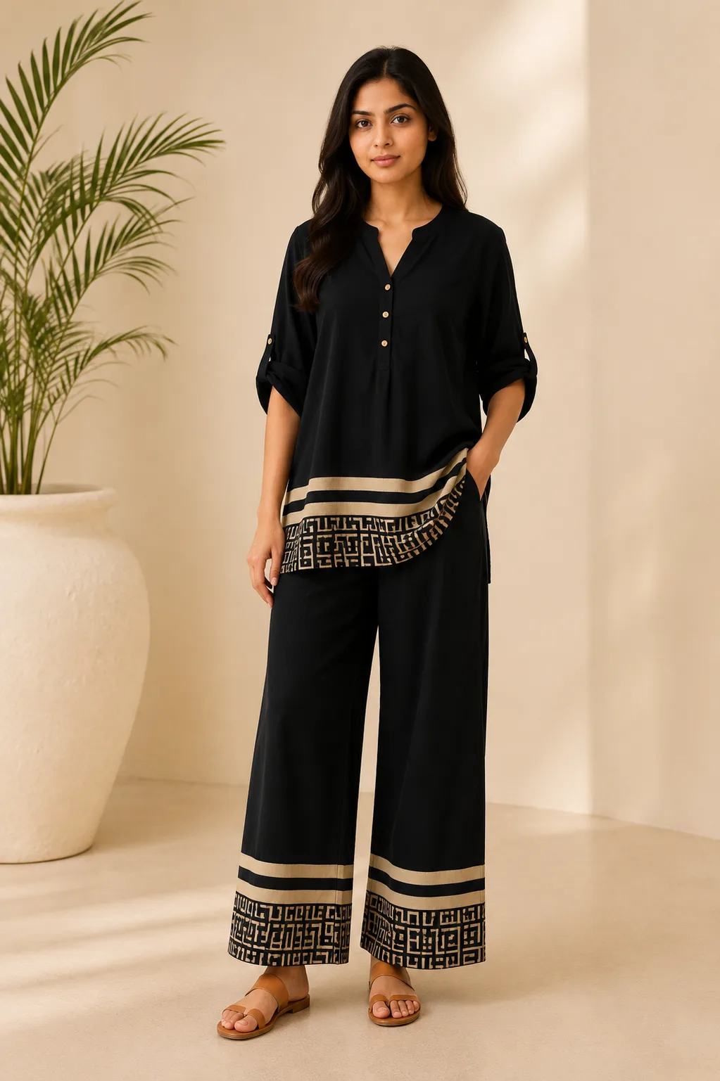 KAALIPEARL Co-ord Set - stitched view 1