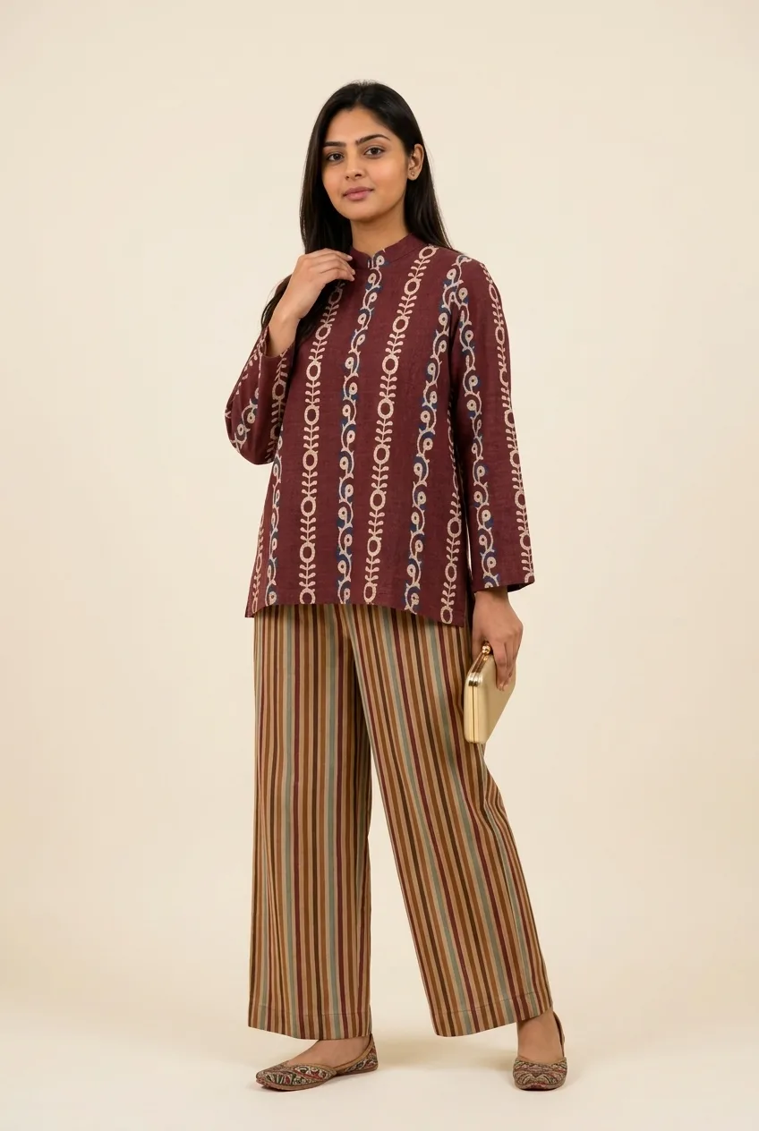 ROSHNIVA Co-ord Set - stitched view 1