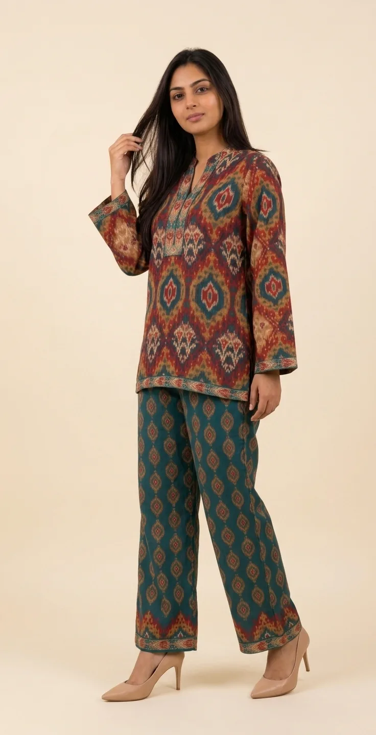 TEHREEVA Co-ord Set - stitched view 1